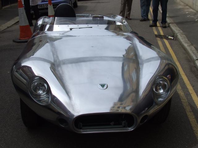 Image of the a rebuilt Elva mk3 racing car