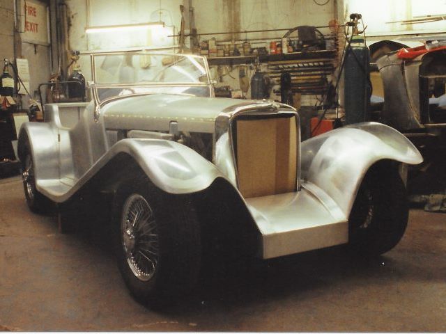 Image of a special body put on a Jaguar chassis
