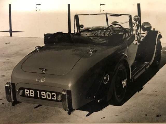 Image of the Rixon Bucknall Jaguar rear view